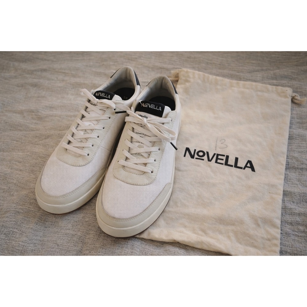 Novella Rudy Francisco Love Poem Sneakers White Leather Sz 13 Dead Stock $350